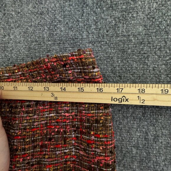 NWT J. Crew Women Pencil Skirt Size 6 Colorful $90 Zip Adult 3D Textured - Picture 8 of 14